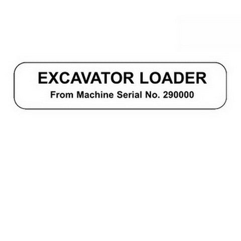 JCB 3CX, 4CX Excavator Loader Service Manual - 9803/3250-11