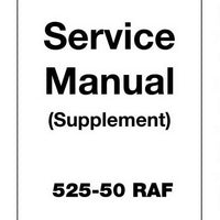 JCB 525-50 RAF Loadall Service Manual (Supplement) - 9803/3675