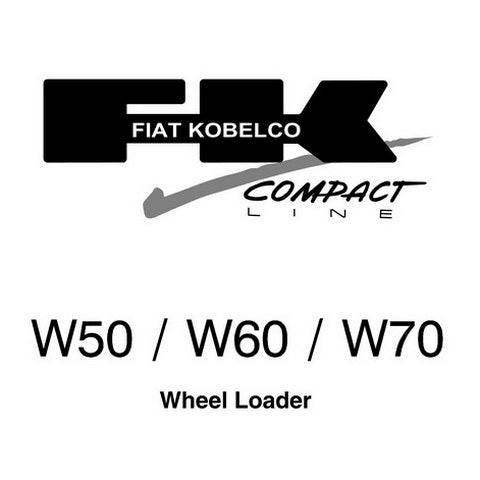 Fiat Kobelco W50/W60/W70 Wheel Loader Technical Handbook - 604.06.995.02