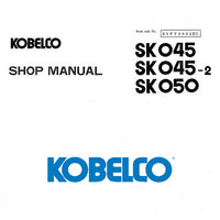 Kobelco SK045, SK045-2, SK050 Excavator Shop Manual - S5PY0002E1