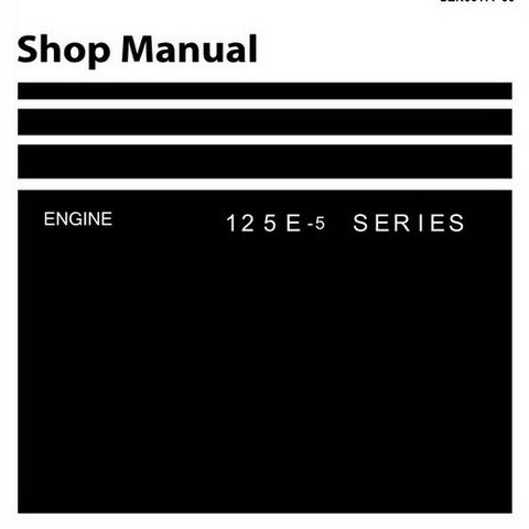 Komatsu 125E-5 Series Diesel Engine Shop Manual - SEN00177-00