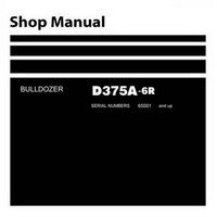 Komatsu D375A-6R Bulldozer (65001 and up) Shop Manual - SEN05214-01