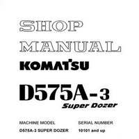 Komatsu D575A-3 Super Dozer (10101 and up) Shop Manual - SEBM022003