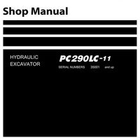 Komatsu PC290LC-11 Hydraulic Excavator Shop Manual (35001 and up) - SEN06507-01