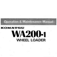 Komatsu WA200-1 Wheel Loader Operation & Maintenance Manual (20001 and up) - SEAM04190103