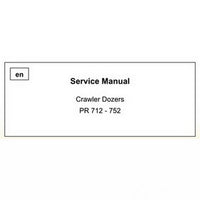 Liebherr PR 712-752 Series 2 Litronic Crawler Dozers Service Manual